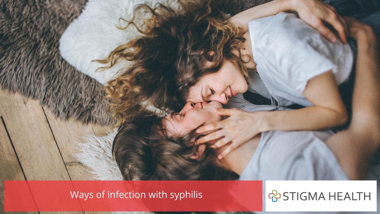 Ways of infection with syphilis