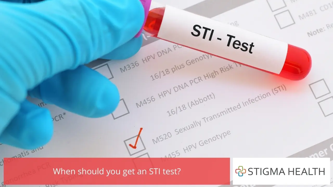 When should you get an STI test?